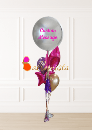 Personalised Bubble Mixed Bouquet