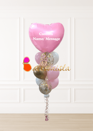 Premium Personalised XL Heart Bouquet