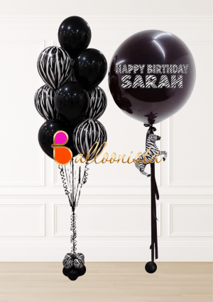 Personalised Zebra Arrangement
