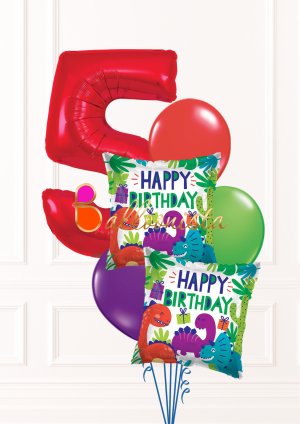 Dinosaur Number Bouquet