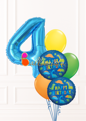Dinosaur Birthday Number Bouquet