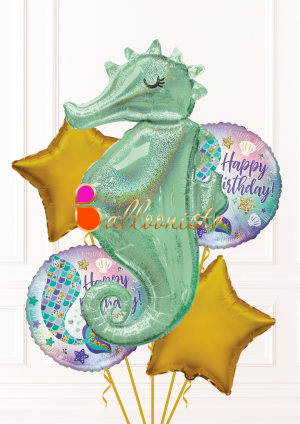 Holographic Seahorse Bouquet