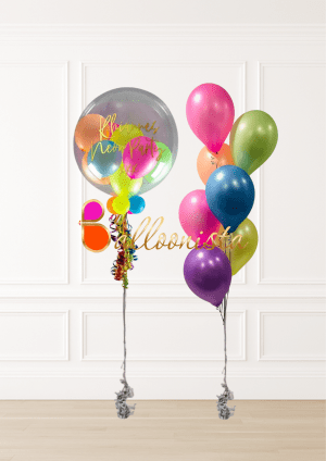 Personalised Neon Bubble Bouquet