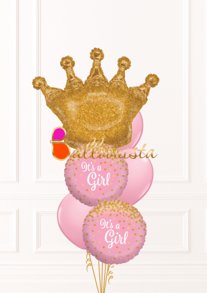 It's A Girl Holographic Bouquet