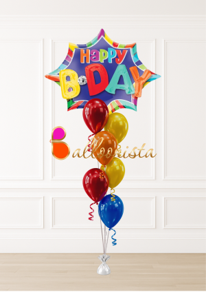 3D Birthday Balloon Bouquet