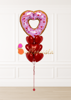 Donut Heart Arrangement