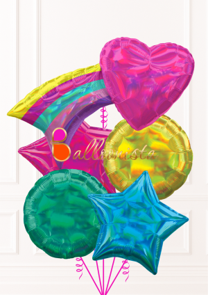 Iridescent Rainbow Bouquet