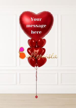 Premium Customizable Heart Arrangement