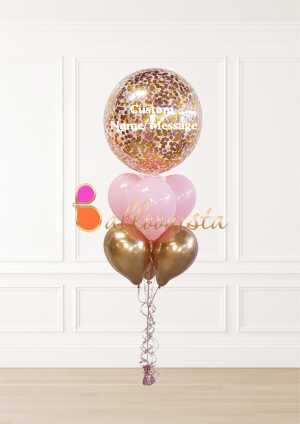 Personalised Confetti Bubble Bouquet