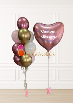 Premium Customizable Heart Bouquet