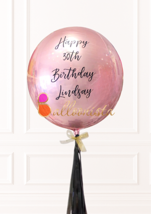 Personalised Pink Orb