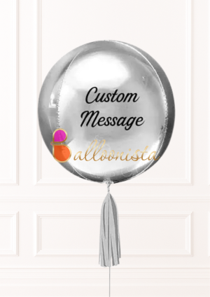 Personalised Silver Orb