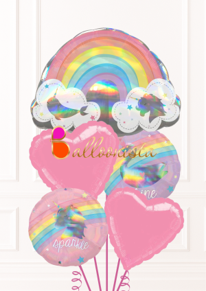 Iridescent Rainbow Bouquet