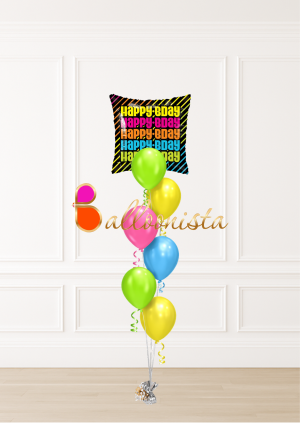 Neon Birthday Bouquet