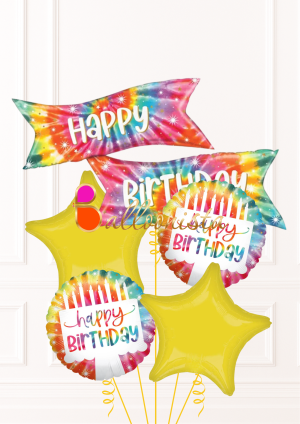 Tie Dye Birthday Bouquet