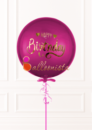 Personalised Magenta Orb
