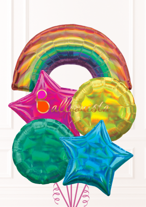 Iridescent Rainbow Bouquet