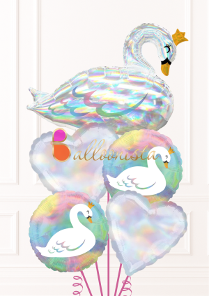 Iridescent Swan Bouquet