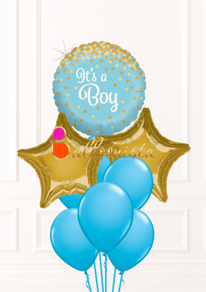 It's A Boy Glitter Bouquet